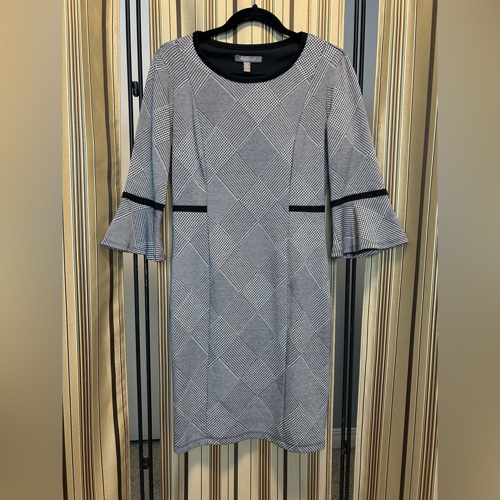 Glen Plaid bodycon dress